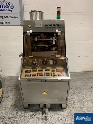 USED Korsch Korsch PH 250 Tablet Press, 25 Station