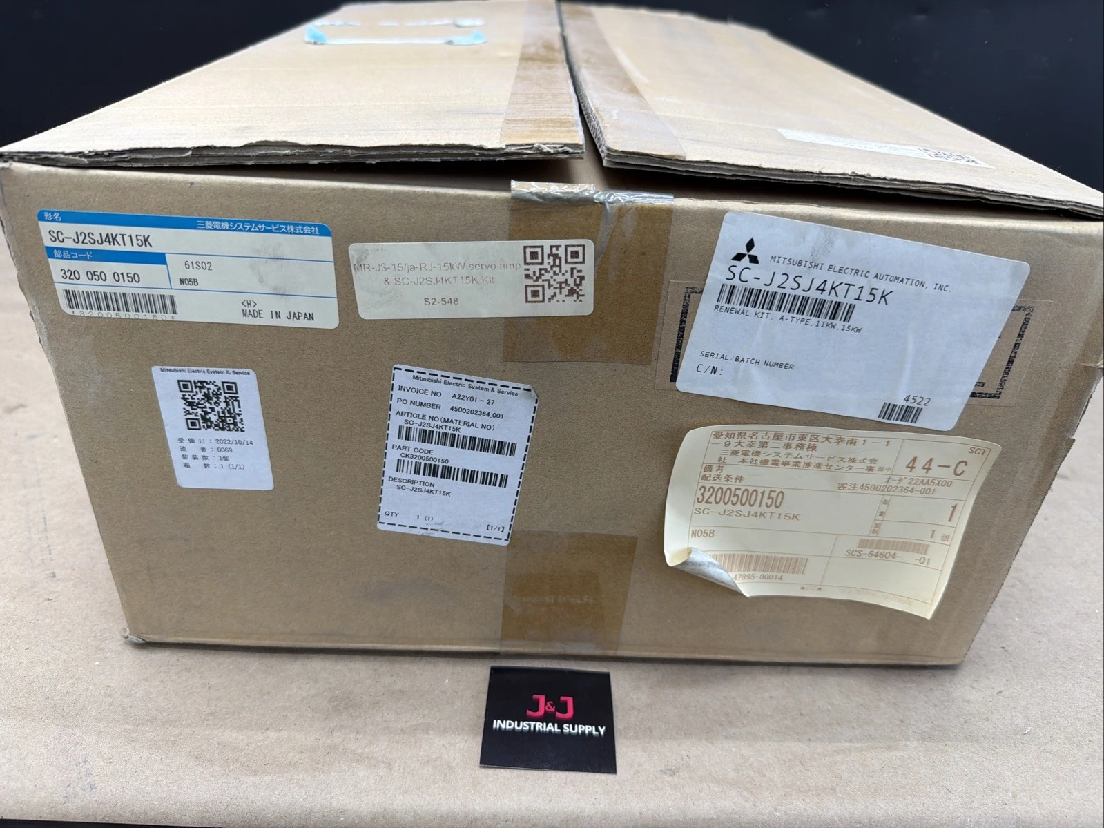 NEW Mitsubishi Electric SC-J2SJ4KT15K