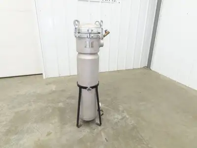RPA Stainless Basket Strainer Bag Filter 2" Inlet 100PSI 220°f 36" Housing