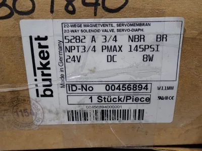 Used BURKERT 5582 A 3/4 NBR BR 00456894 Pumps Ohio US | HGR 24 #884951