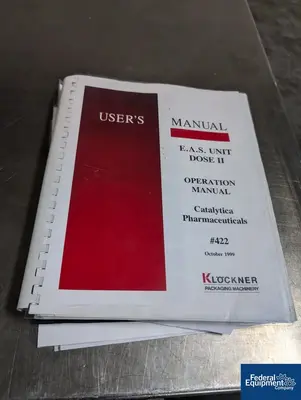 USED Klockner Klockner Blister Pack, Model EAS