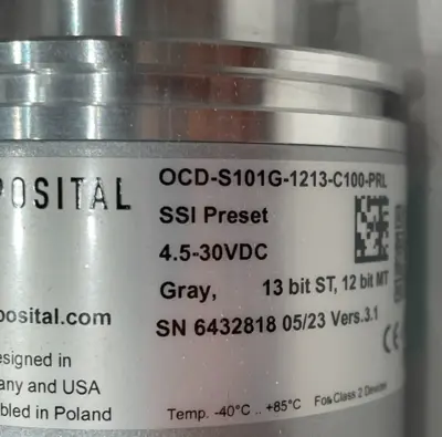 NEW POSITAL OCD-S101G-1213-C100-PRL ENCODER 4.5-30VDC OCDS101G1213C100PRL