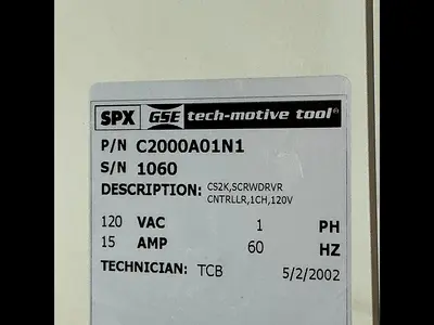 USED SPX GSE C2000A01N1