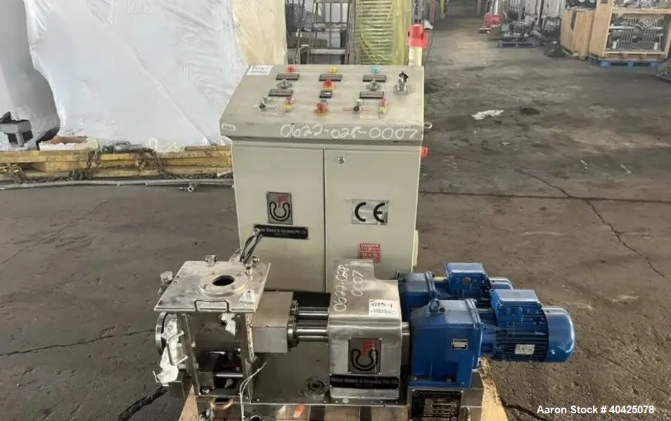Used UNIQUE MME-3 Double Arm Mixer Extruders Illinois US | Aaron Equipment #1329189
