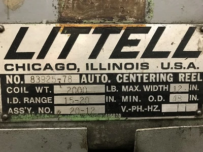 LITTELL 20-12 Centering Reels | PressTrader Limited (8)