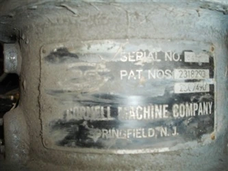 Used CORNELL _UNKNOWN_ Versators Connecticut US | DMC Industries #1281654