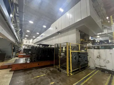 2500 Ton Schuler Model HZPUI Hydraulic Tandem Press Line - (4) 1250 Ton Schuler follow up Presses