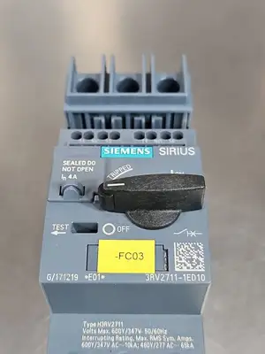 USED Siemens 3RV2711-1ED10