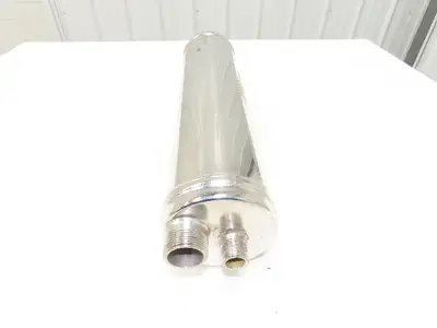 Schwämmle K4NP Stainless Shell and Tube Heat Exchanger 1-1/4"-11 & 3/4"-14 Ports