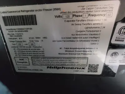 USED 2015 HILLPHOENIX 956H