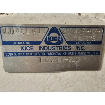 Used KICE INDUSTRIES INC. VJ14X10X10 Valves/Fittings West Virginia US | JM Industrial #1455976
