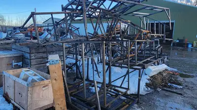 Steel Shipping Crates - no removal between 1/27-1/30