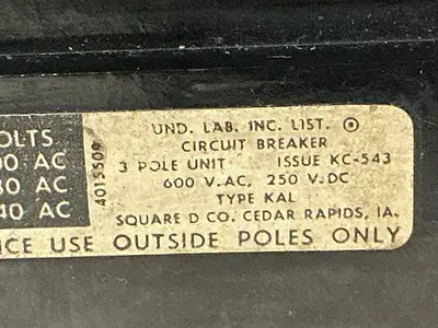 USED SQUARE D KAP-36175