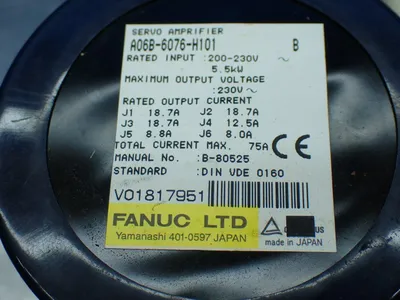 USED FANUC A06B6076H101