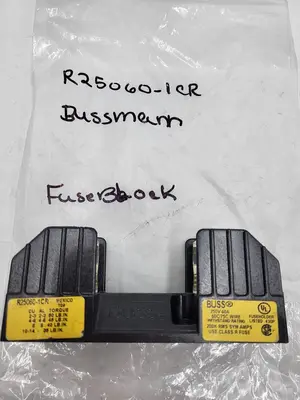New | in-Stock BUSSMANN BUSSMANN FUSEBLOCKS & HOLDERS, CLASS R SERIES R25060-1CR 1-P, 60A/250V MAX Misc Electrical & Power Parts | ND Industrial Surplus #1216869