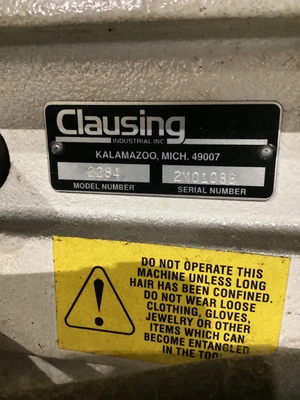 Used CLAUSING 2284 Heavy Duty & Sensitive Single Spindle Drills Michigan US | iGAM Industrial Marketplace #1490107
