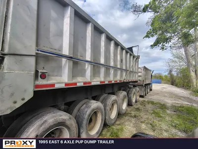 Used 1995 EAST 6 AXLE PUP DUMP TRAILER Dump Trailers Michigan US | Proxy Equipment #1388963