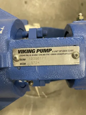Viking Pump LQ 724 Series CI/SS Jacketed Rotary Internal Gear Pump 4″ x 4″
