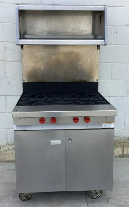 152-0170 Vulcan GH45S 4 Burner Natural Gas Stove
