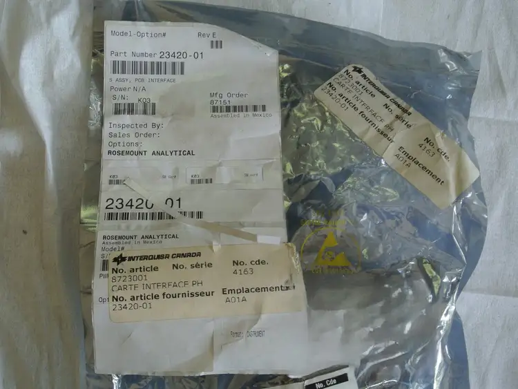 New | in-Stock ROSEMOUNT ANALYTICAL 23420-01 Misc Electrical & Power Parts British Columbia CA | Lenmark #1743382
