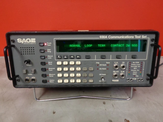 Used SAGE INSTRUMENTS 930A Telecom/Utility Connecticut US | BG Industrial Surplus #472986