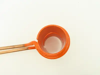 Thermatool TT3-2.00 Induction Heating Coil Band 2"ID x 4" Double Turn 3/8" Tube