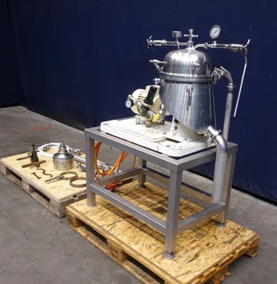 Westfalia SAOH 205 pilot plant separator, 316SS.