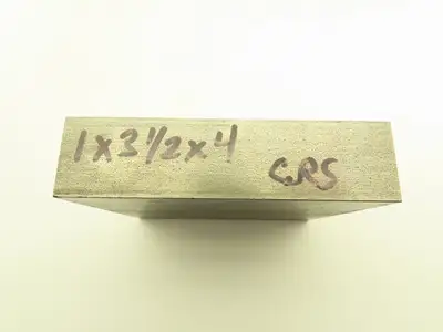 1018 Cold Rolled Steel Flat Bar Stock 1"x 3-1/2"x 4"L  Lot of 9 Blocks