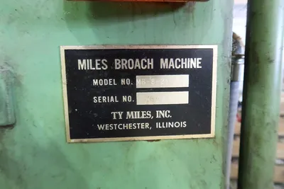 MILES (TY) MB8-24-120R Vertical Broaches | Mohawk Machinery (8)