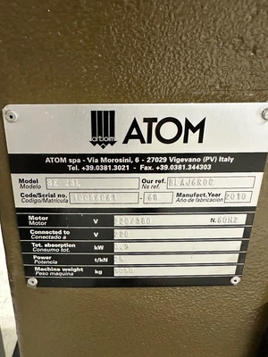 2010 ATOM SE25L Die Cutting Press, Clicker Press | Kempler Machinery (5)