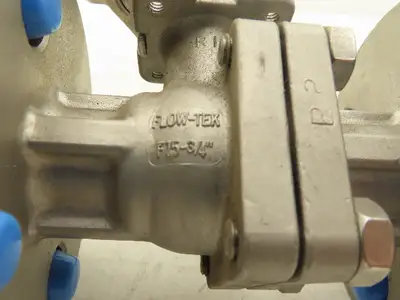 FlowTek F15 3/4" 150 Flanged 2pc Stainless Ball Valve 275psi 316SS/CF8M TFM-1600