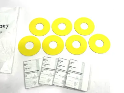 New | in-Stock Siemens Yellow Backing Plate Washer for E-Stop LOT OF 7 Switch Parts Michigan US | Maverick Industrial Sales #1391317