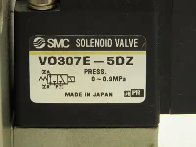 SMC VG342-5DZ-04A-E 3 Port Pilot Poppet Solenoid Valve 24 Volt DC Coil