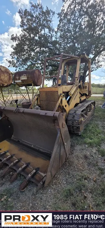 Used 1985 FIAT FL10-C Compact Track Loaders Texas US | Proxy Equipment #1380698