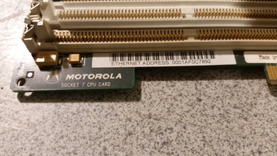 Motorola 7 Socket CPU Card DSQC500. 3HAC3616