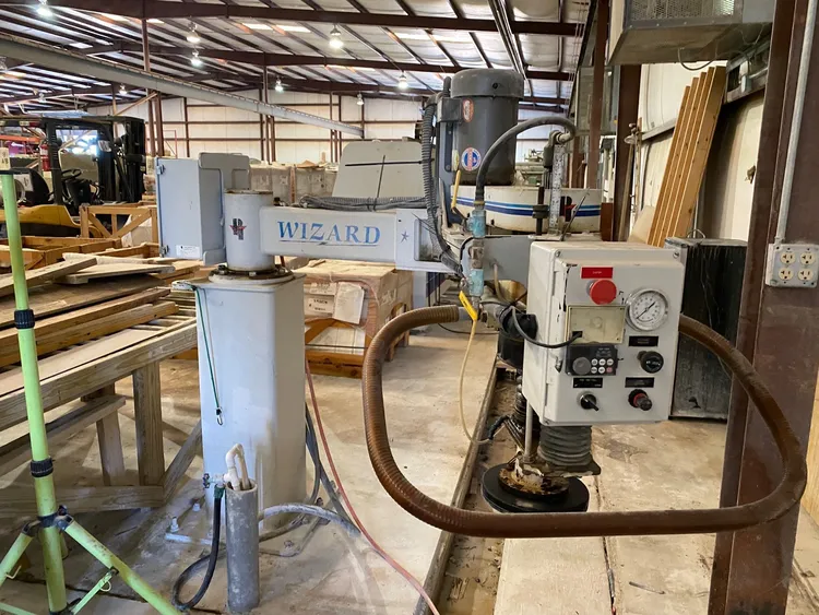 Used 1996 PARK INDUSTRIES WIZARD Radial Arm Machines Michigan US | STONE EQUIPMENT WAREHOUSE #927929