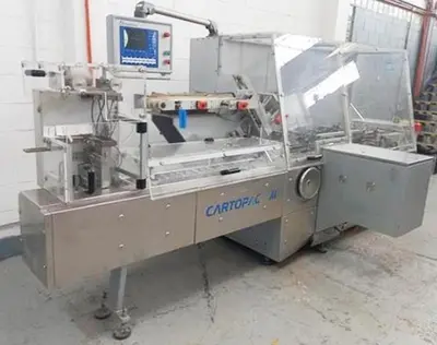 Fabrima model M1 automatic horizontal cartoner for blisters