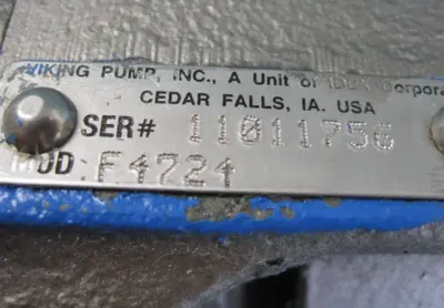Used Viking F4724 Pumps New Hampshire US | Bitter End Trading #1452840