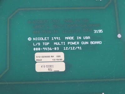 Used NICOLET _UNKNOWN_ Circuit Boards | OCO Industrial #1618397