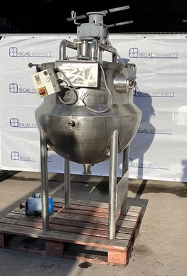 250L SS BCH Hemispherical JKTD Mixing Tank 2.2 kw