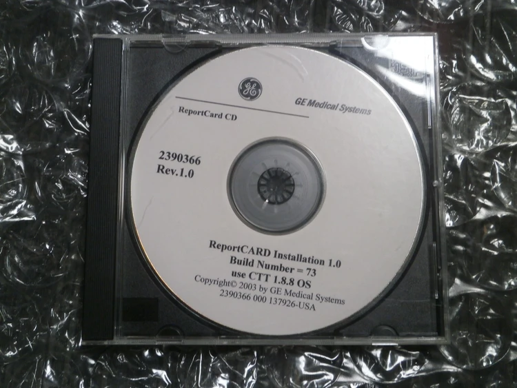 New | in-Stock GE Medical GE Medical ReportCard CD, Servers Arizona US | ASSET CONVERSION SPECIALISTS, INC. #321898