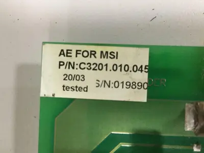 USED AMERICAN MSI C3201.010.045