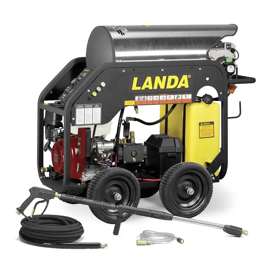NEW 2026 LANDA MHC4-35324E/B HOT WATER GAS POWERED ELECTRIC START PRESSURE WASHER