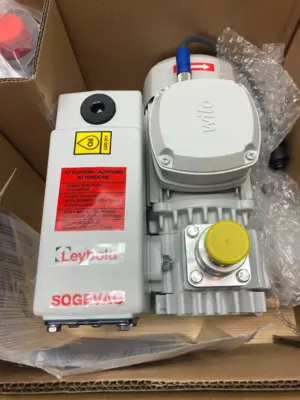 USED LEYBOLD SOGEVAC ROTARY VANE VACUUM PUMP