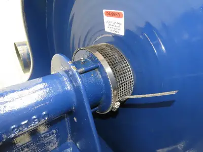 Spencer BLR90132 Multistage Centrifugal Turbine Vacuum Blower 8" In 6" Out