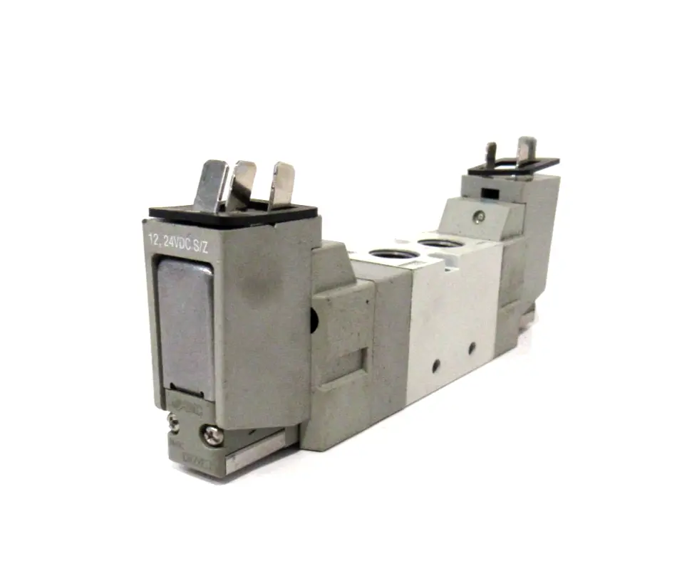 USED SMC VF3433-5DZ1-02T SOLENOID VALVE VF34335DZ102T