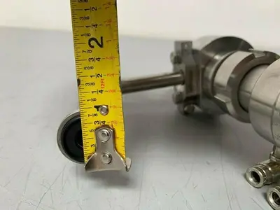 USED GEA TUCHENHAGEN TYPE H-A/P 1/2" TO 1/2" MZ-0000Z/52/0/20 FILLING NOZZLE HEAD