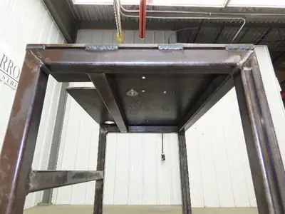 3/8" Steel Top Machine Base Welding Table Work Bench 36x24" Top 33" H
