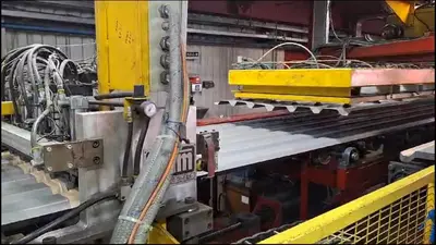 USED STAM SIEMPELKAMP SANDWICH PANEL LINE CNC