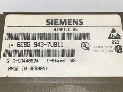 USED SIEMENS 6ES5 943-7UB11